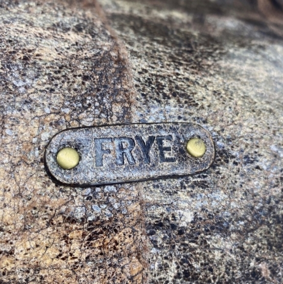 Frye Chocolate Brown Deborah Studded Tote Bag - Picture 8 of 16